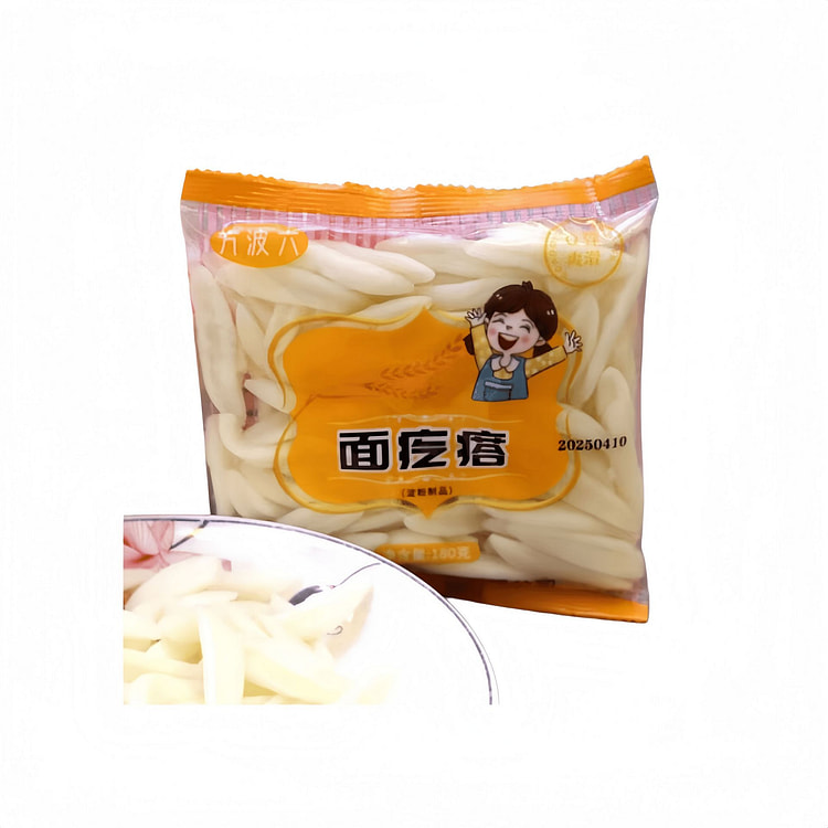 宁波特产铁棍山药手工面疙瘩麦面鱼袋180g*1袋 180 克
