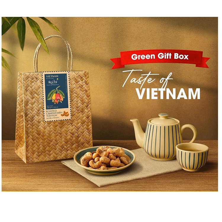 Túi Hạt Điều Vị Tomyum Ikachi
