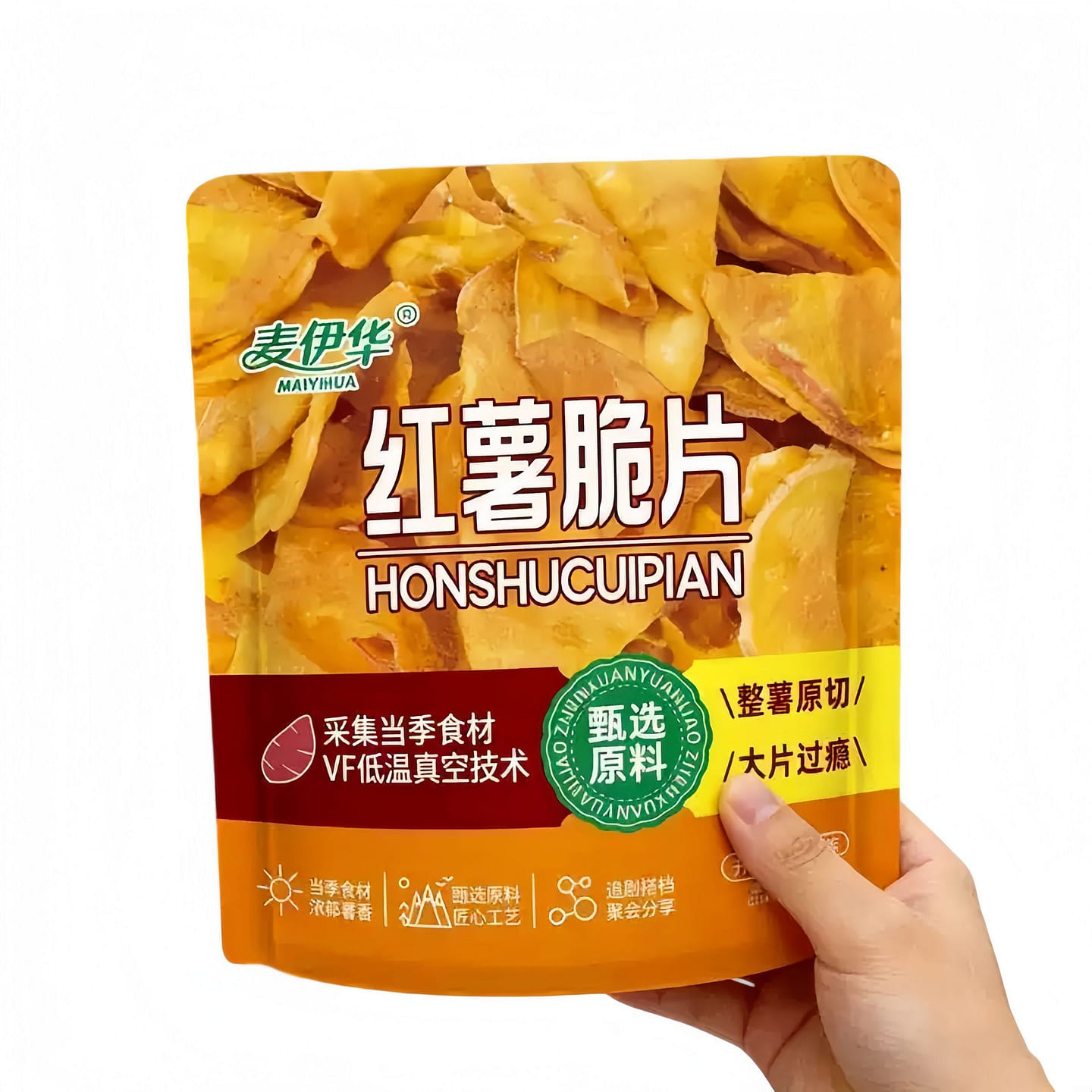 Mai Yihua Sweet Potato Crisps Freeze-Dried Sweet P 100 g