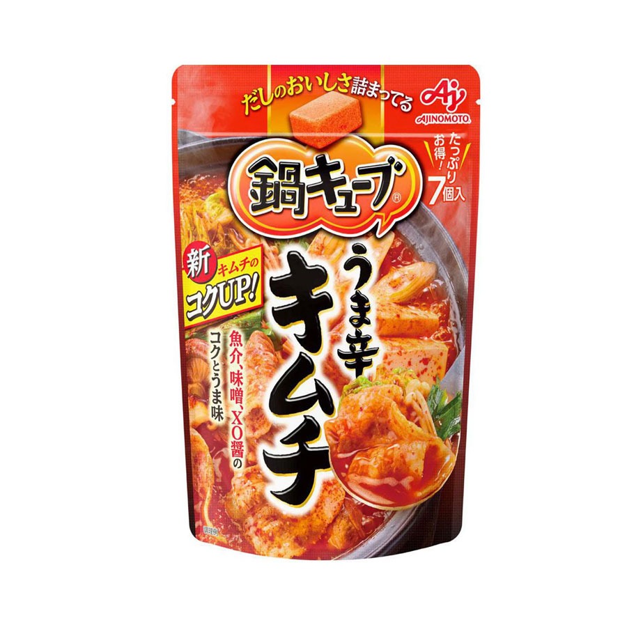 味の素 鍋キューブ うま辛キムチ 7個入 1 pack - Weee!