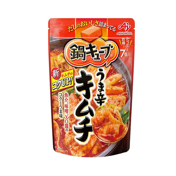 Ajinomoto Pot Cube Spicy Kimchi 7pcs/ 1 pack