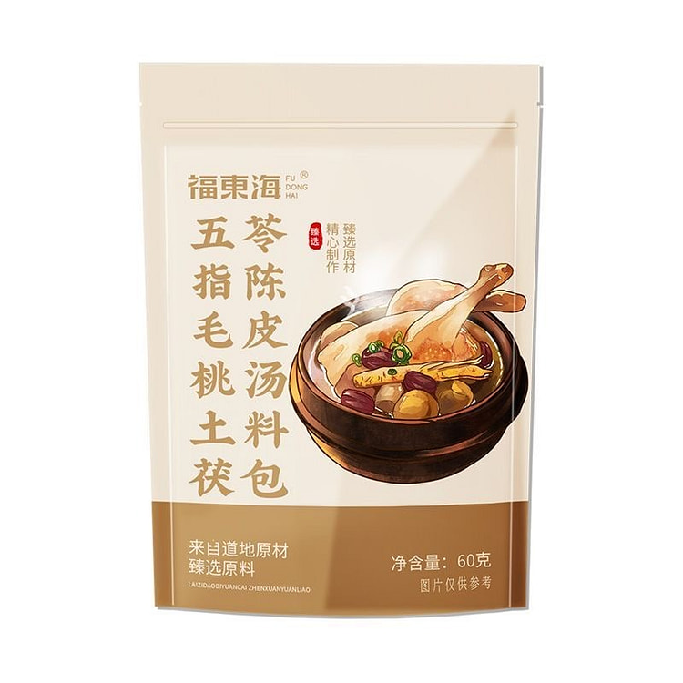 Finger peach soup package 60g*3 packages. 1 each
