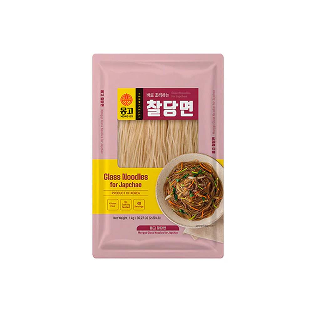 MONGGO FOODS Glass Noodles for Japchae 2.2LB (1Kg) 1 each