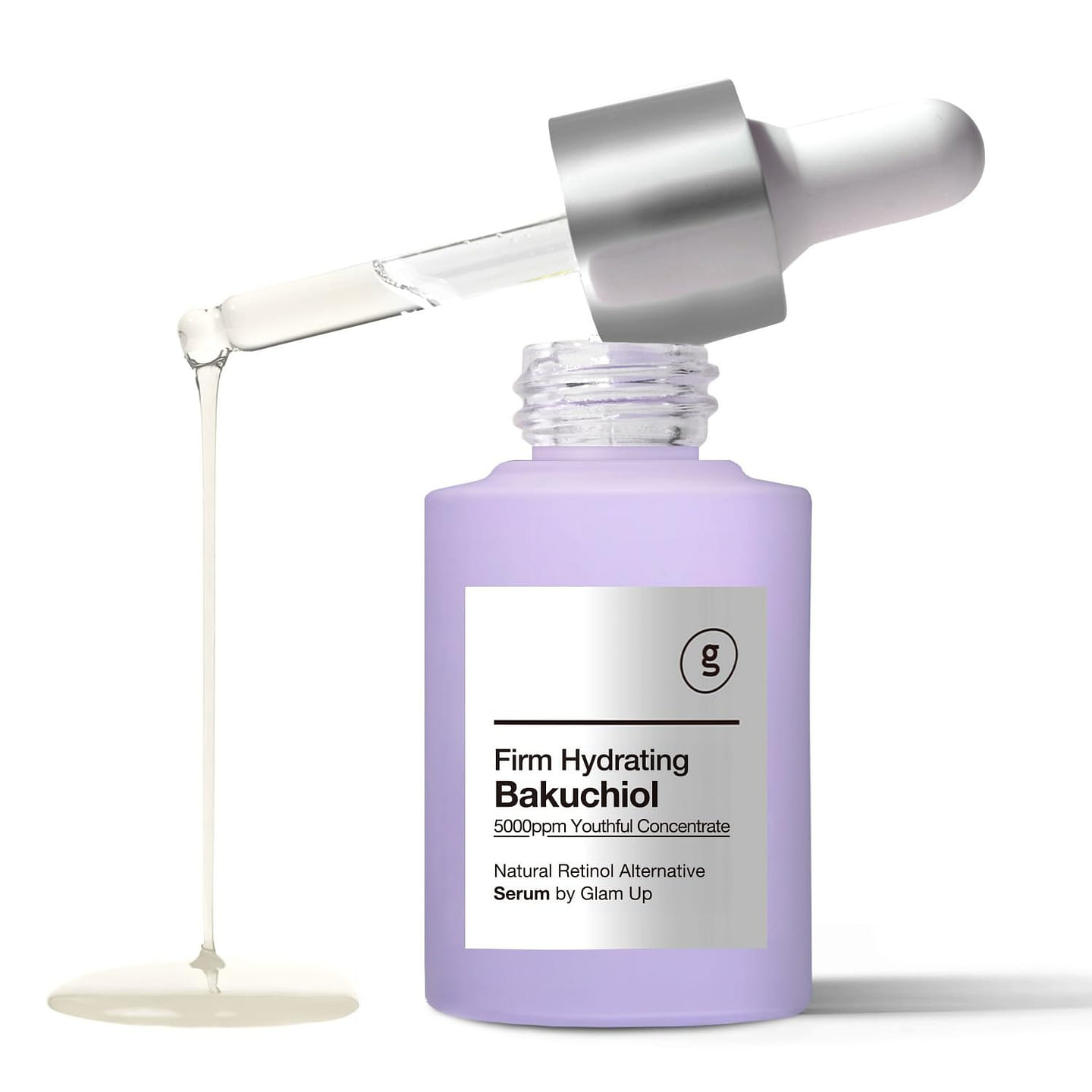 Glam Up Bakuchiol Serum & Hyaluronic Acid 1.01 onza(s) líquida(s)