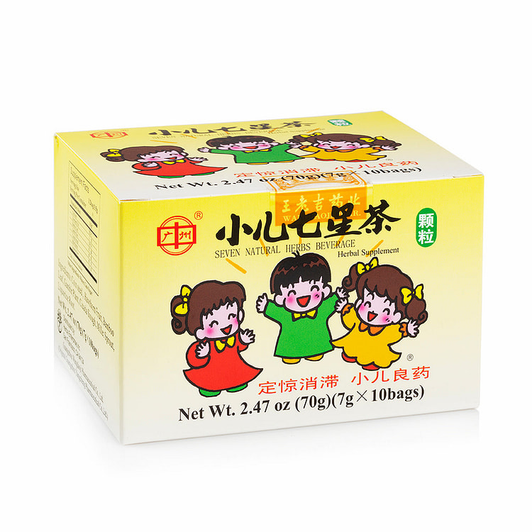 王老吉 广中小儿七星茶 7g*10袋 1 份