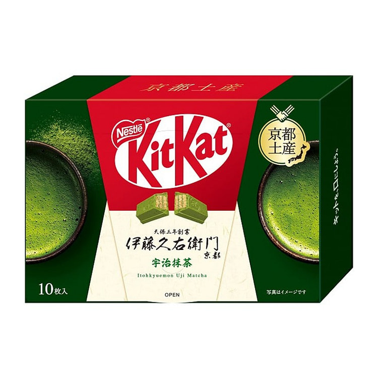 kitkat 饼干mini 10枚 宇治抹茶