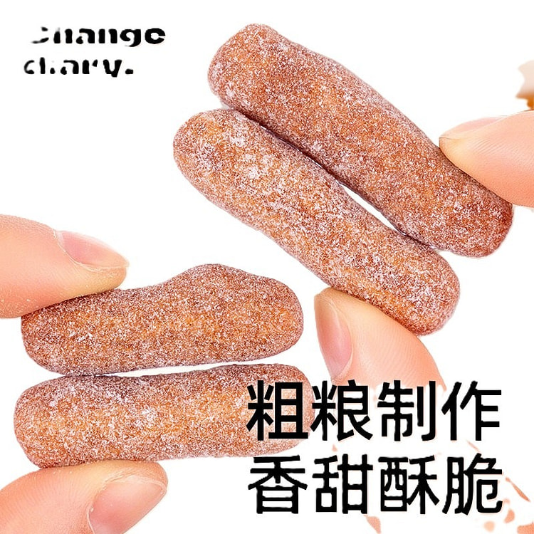 轻即 荞麦江米条 全麦粗粮饼干 传统糕点心 1袋 300 克