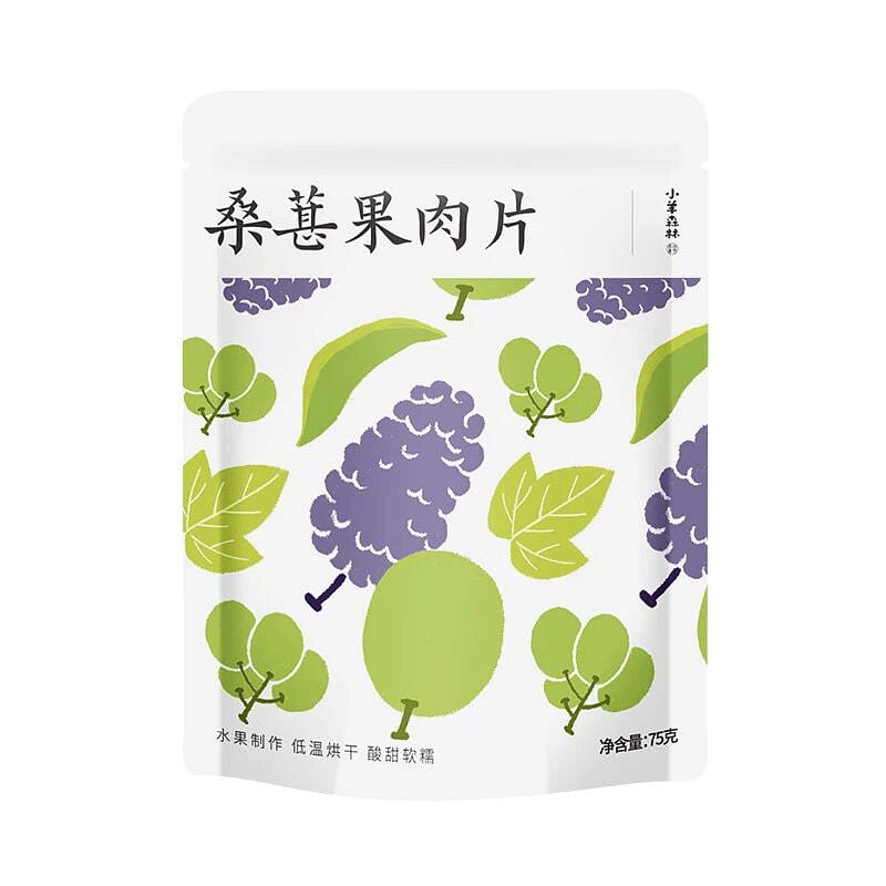 小羊森林 桑葚果肉片 75g 75 克