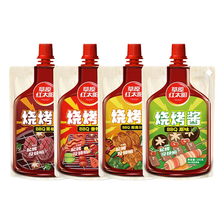 草原红太阳烧烤酱 香辣味*1袋