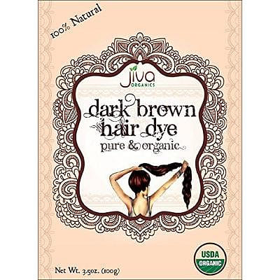 Jiva Organics Dark Brown Hair Dye, 3.5 oz box 3.5 oz