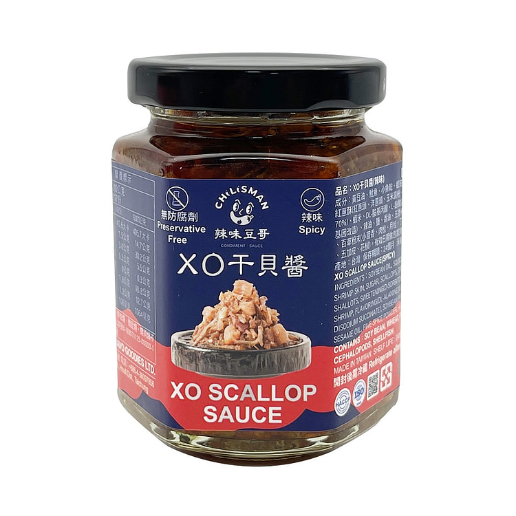 台湾【辣味豆哥】XO干贝酱 辣味