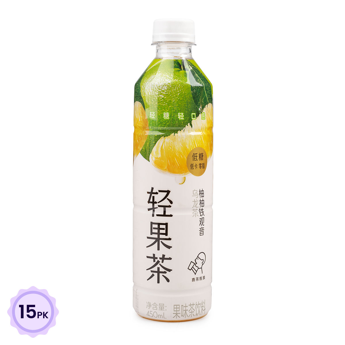 Get [Pack of 15] HEYTEA Pomelo Flavored Oolong Tea 450 ml Delivered ...