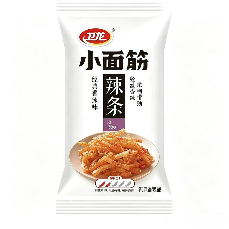 Weilong Small Spicy Gluten Strips 24 g