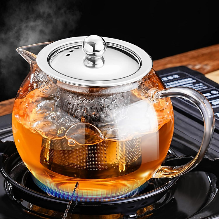 650ML teapot, suitable for loose tea, camping