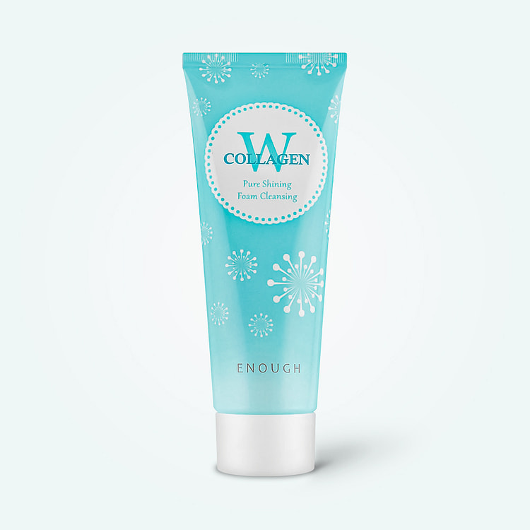 Korea Direct - Enough W collagen pure shining foam cleansing 100ml