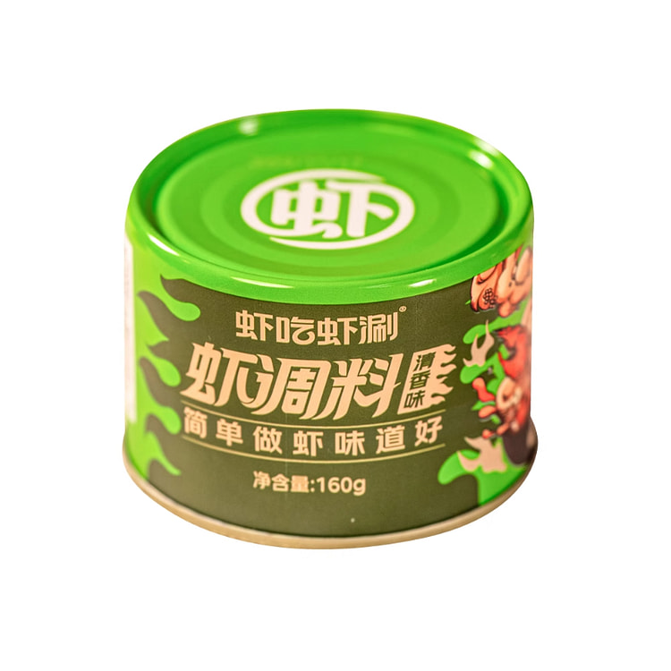虾吃虾涮调料酱炒虾清香味160g*1罐