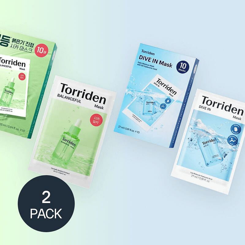 Torriden 2-Pack Masks 2 box*20 counts