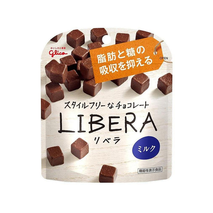 格力高LIBERA 抑制脂肪和糖吸收 牛奶巧克力