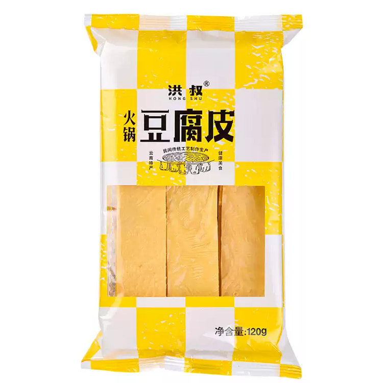 Uncle Hong's Hot Pot Bean Curd Skin - 1 Pack 120 g