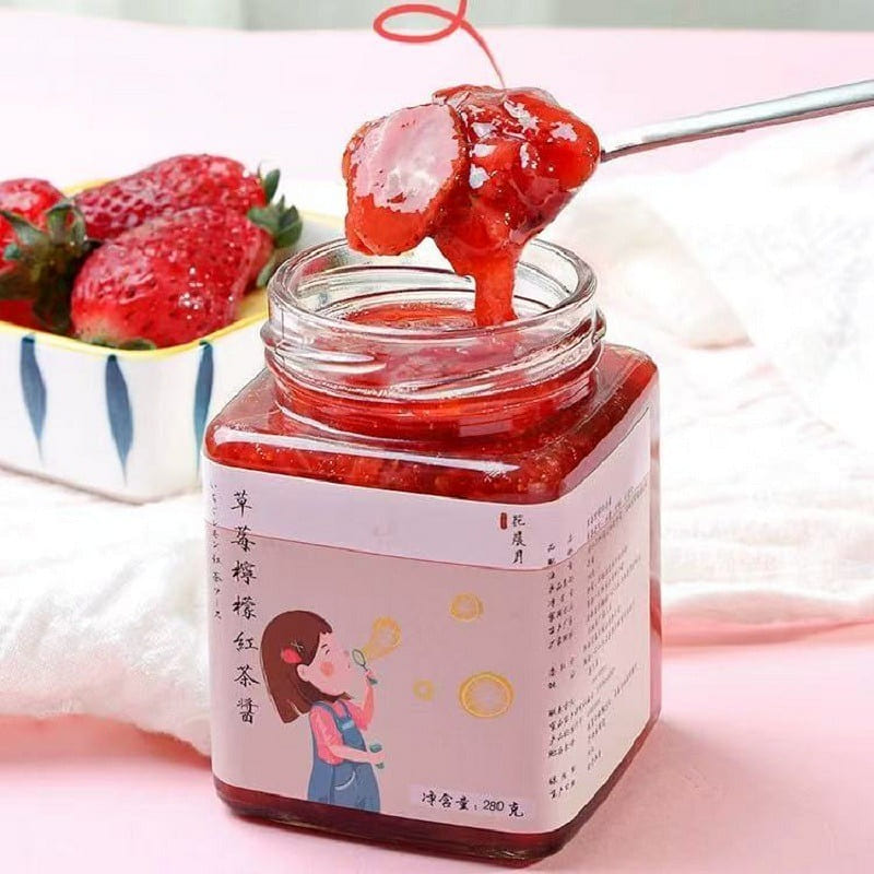 lemon strawberry jam 280 g