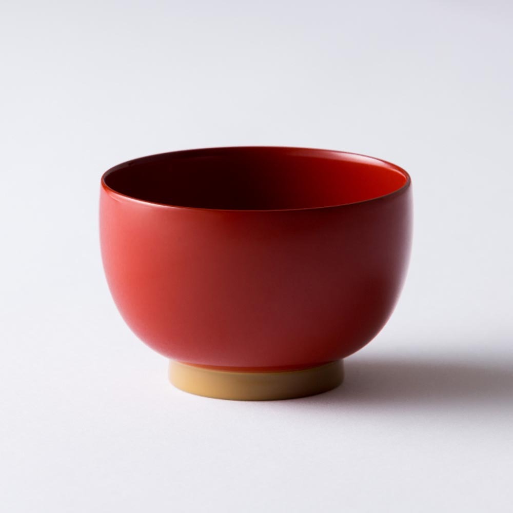 Sitsurindo Soup Bowl Red x Beige 1 phần