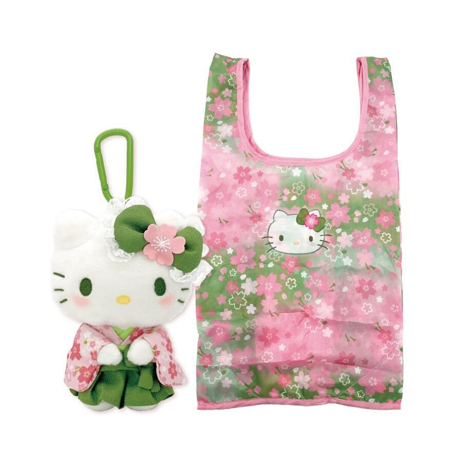 Nakajima Corporation Plush Eco Bag Matcha 1 count