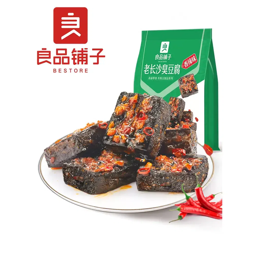 良品铺子即食长沙臭豆腐80g*1袋 80 克