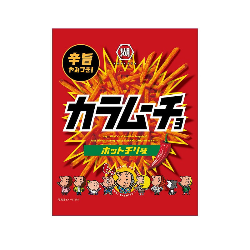 Koikeya Stick Karamucho Hot Chili Flavor Snack 90g 90 g