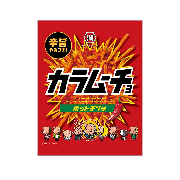 湖池屋卡拉姆乔辣味薯条90g超酥辣零食日本进口人气 90 克