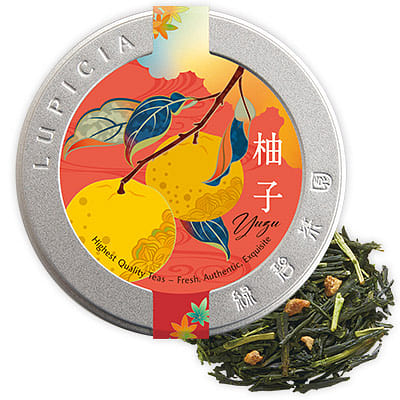 LUPICIA Autumn Limited Yuzu Green Tea Can 50g 1 each
