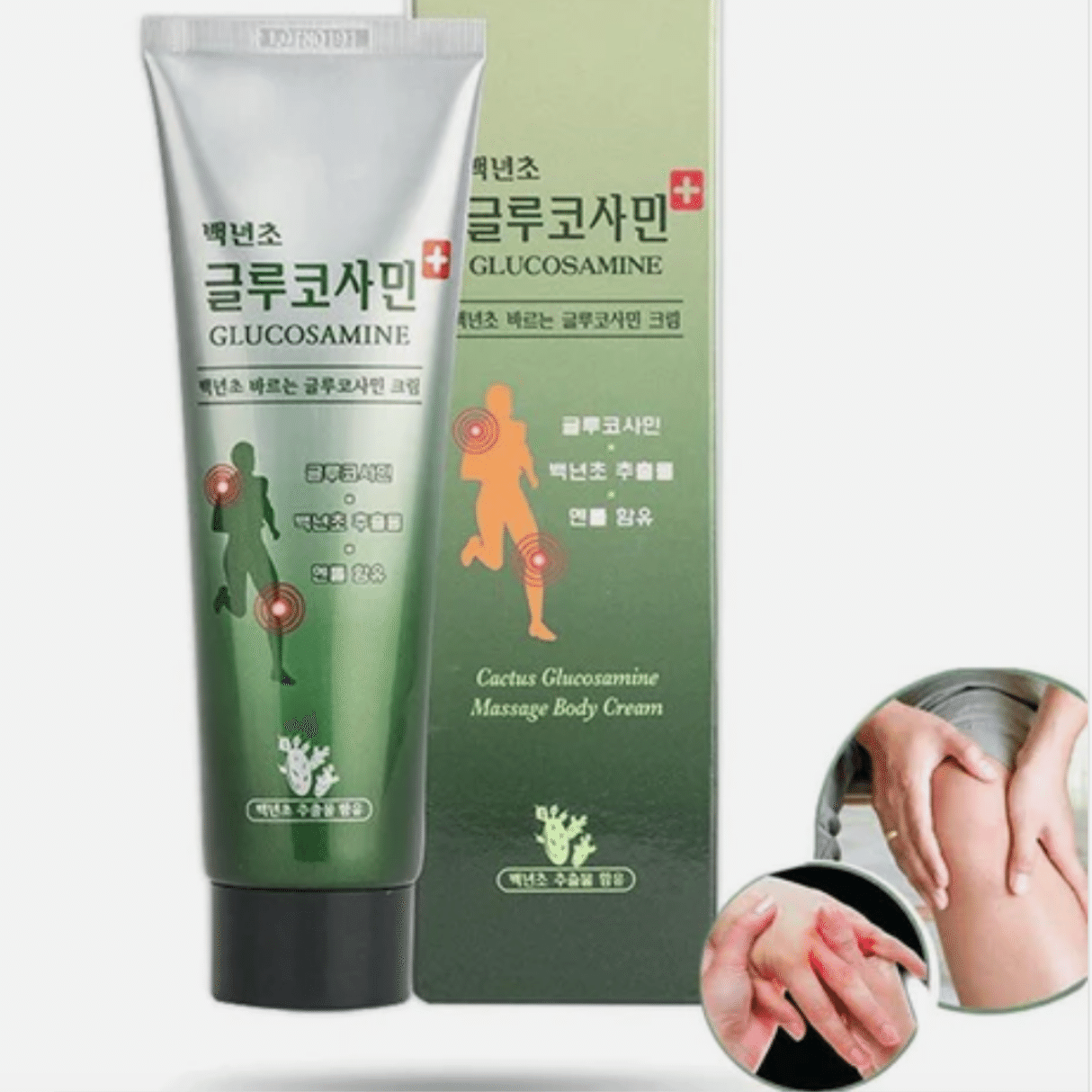 Korea Cactus Glucosamine Massage Body Cream 150ml 450 ml