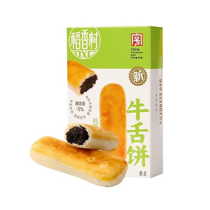 Ox tongue pastry Low-sugar black sesame flavour Tr 80 g