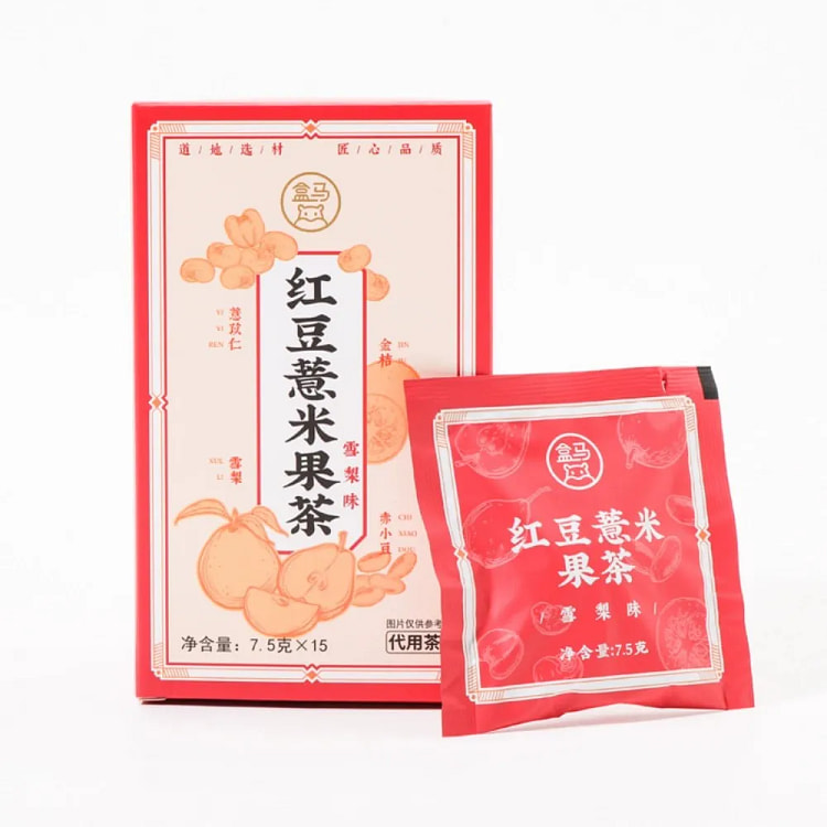 Hema Red Bean and Coix Seed Fruit Tea 112.5 g