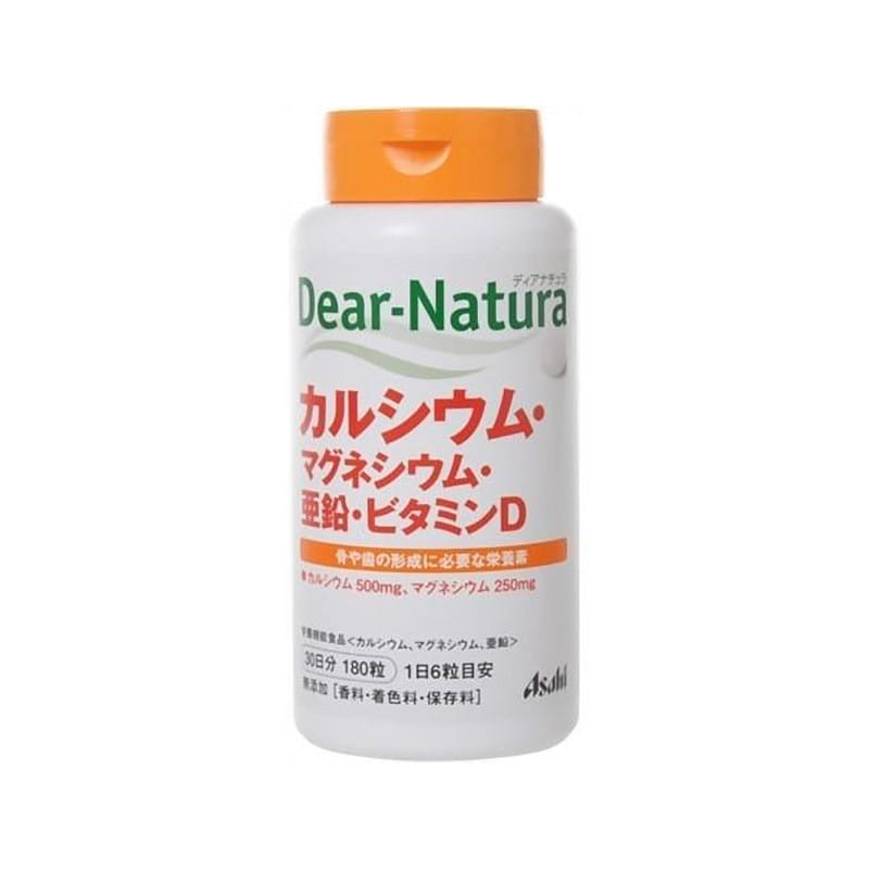 Dear Natura Calcium & Zinc & Vitamin 180 tablets 1 each