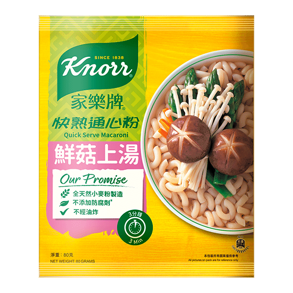 KNORR Quick Serve Macaroni Mushroom Flv 80 g