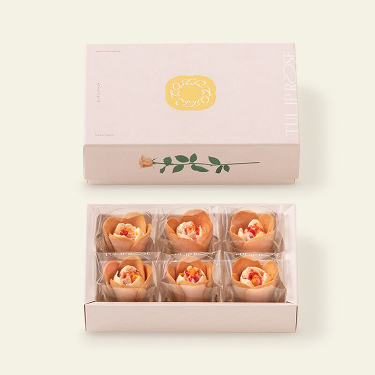 TULIP ROSE 白桃口味 6个装