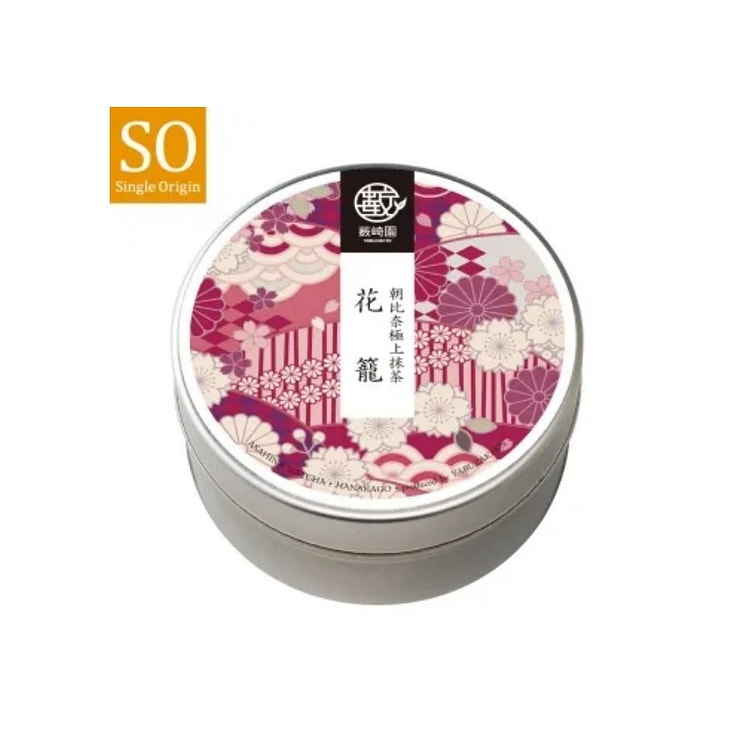 Yabusaki-en Matcha "Hanakago" (Flower Basket) 40g 1 can
