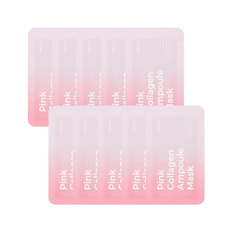 Freemay’s Pink Collagen Ampoule Mask 10 Pack 1 each
