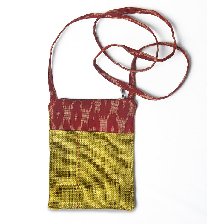Ohrna JHULI Cross Body Bag - OliveBrown