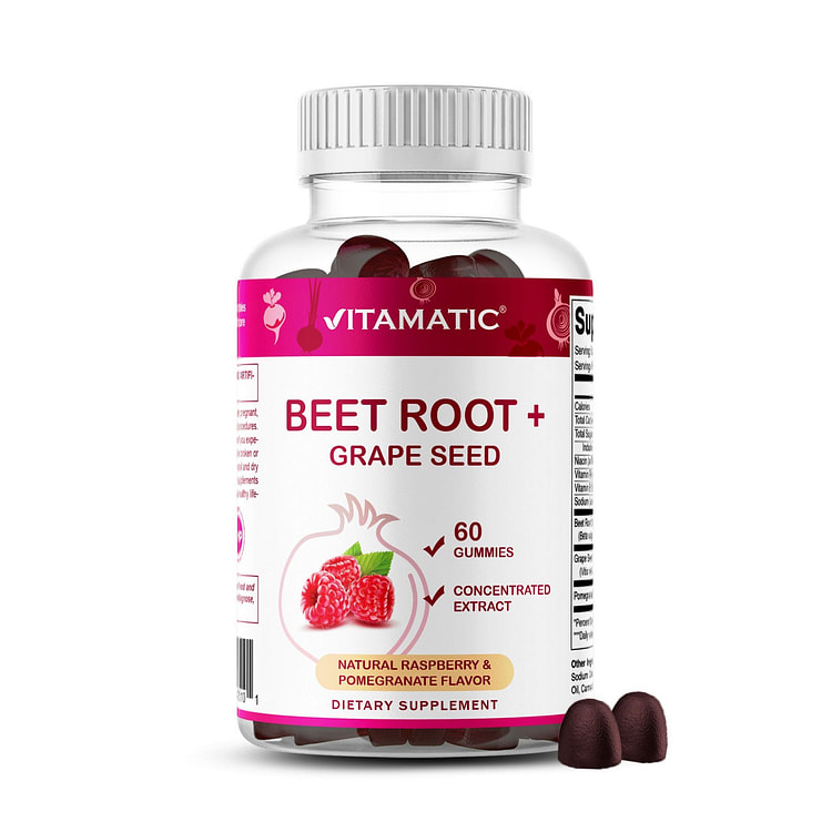Vitamatic Beet Root - 60 Gummies