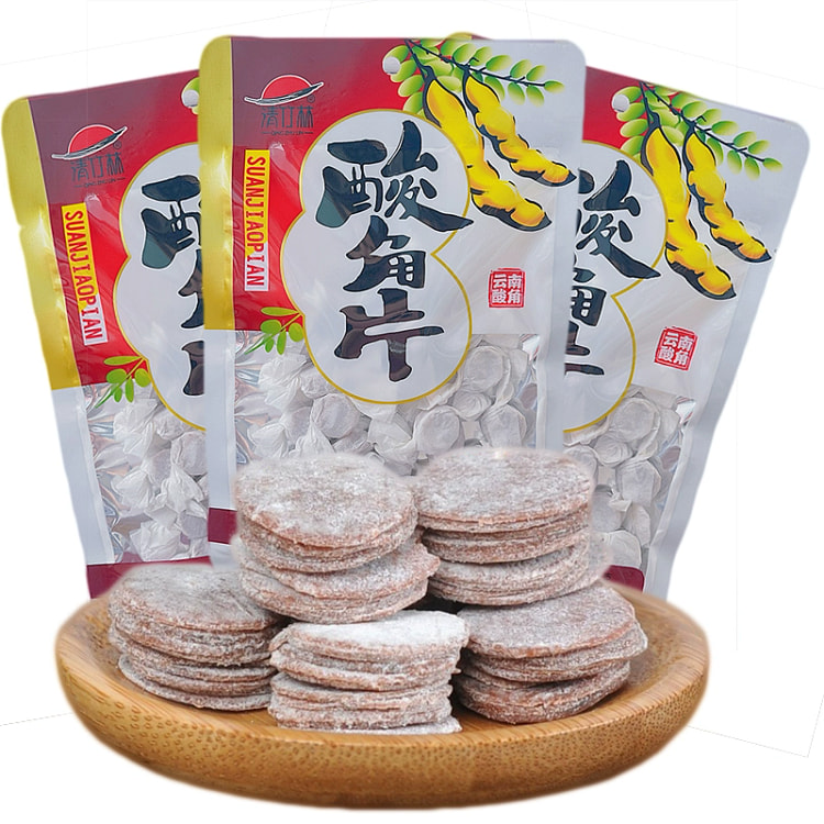 云南特产 清竹林新鲜野甜酸角片 80gx1袋装