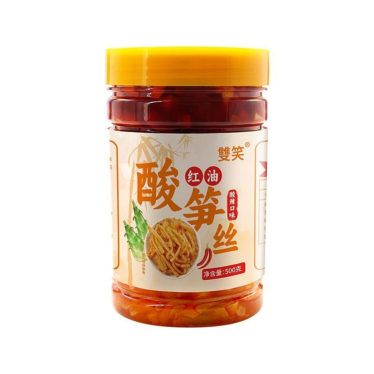 广西酸笋红油酸笋丝嫩竹笋笋酸笋配菜500g 500 克