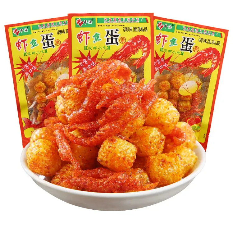 Snacks with shrimp, fish and eggs 20g*10 bags 200 g