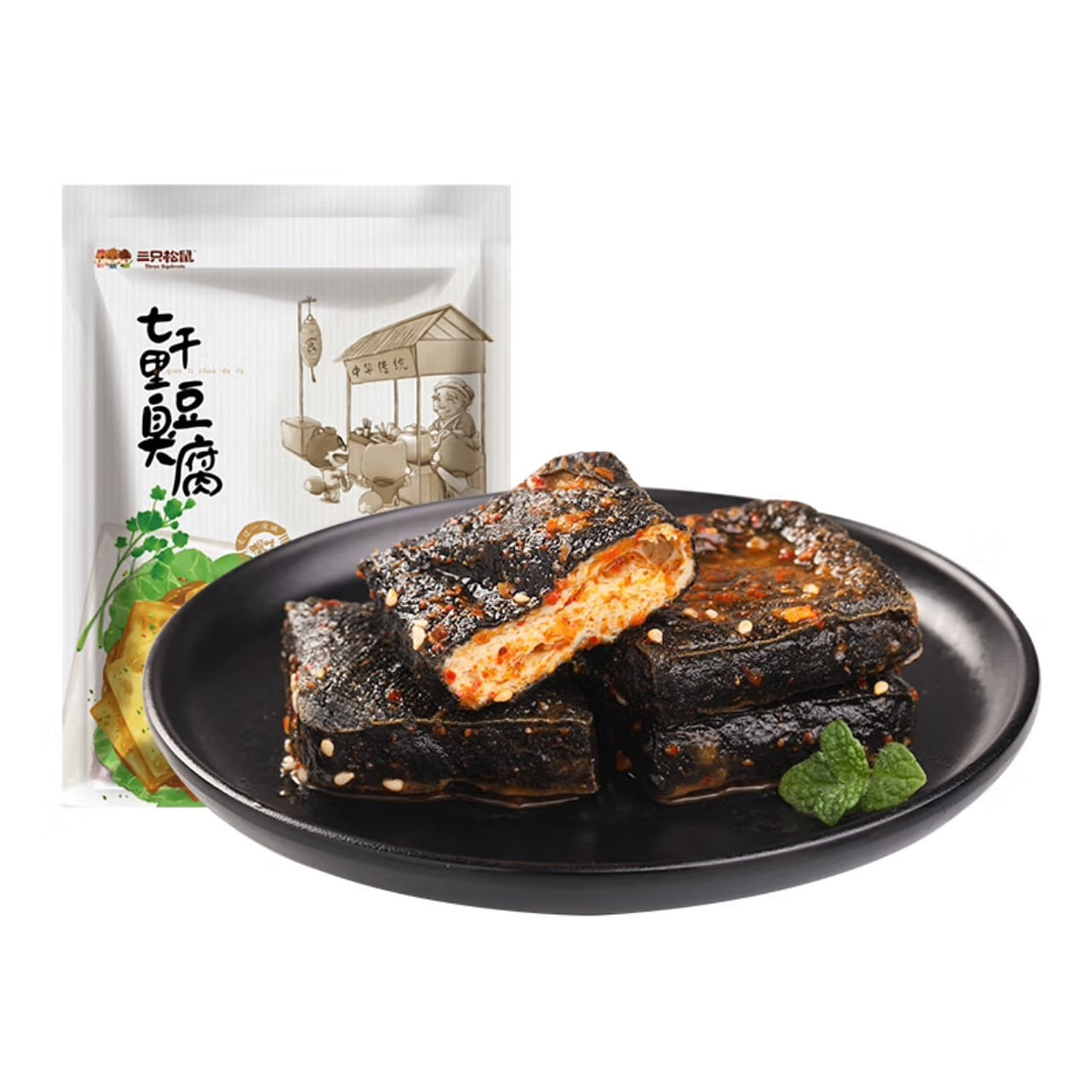 Three Squirrels Spicy Stinky Tofu 120 g