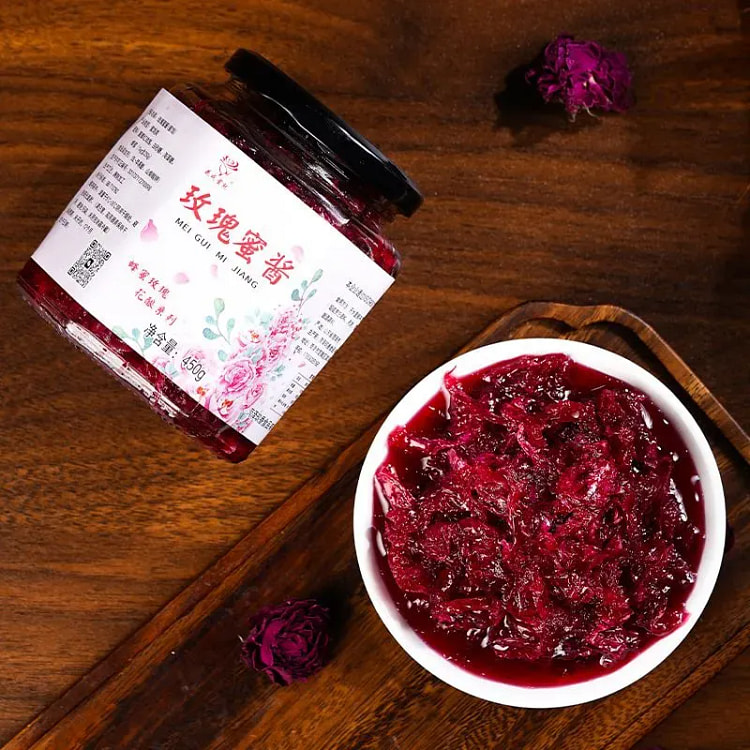 Huacheng Honey Rose Jam 450g 450 g