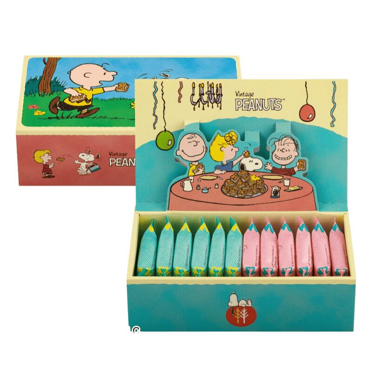 砂糖奶油树 原味x草莓奶昔风味夹心饼干12枚装 1 盒