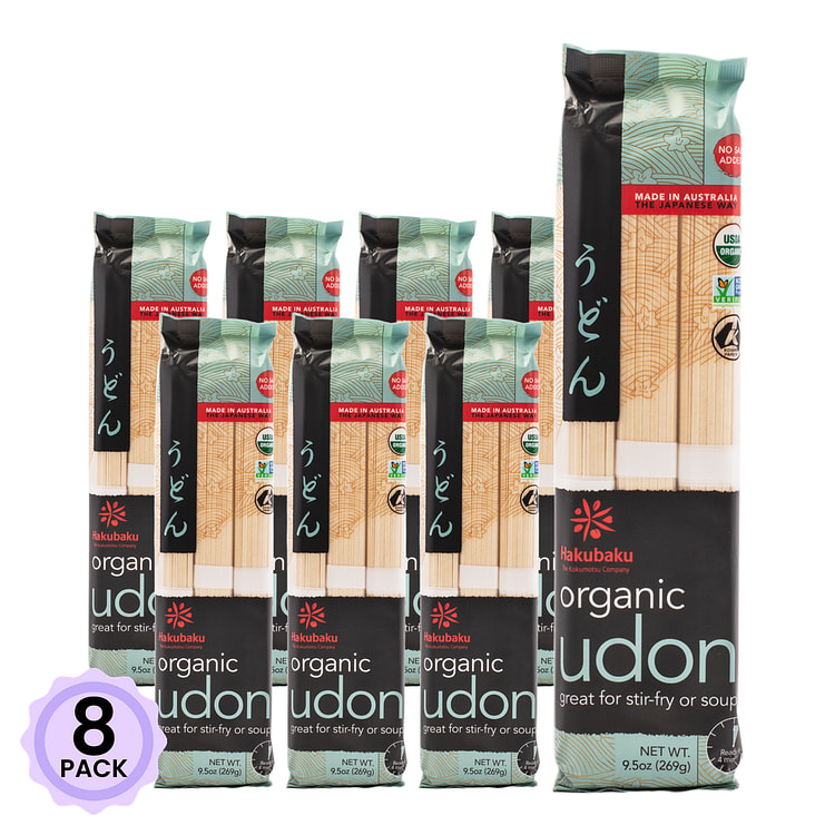Hakubaku Organic Udon Noodles 9.5 oz*8 pack