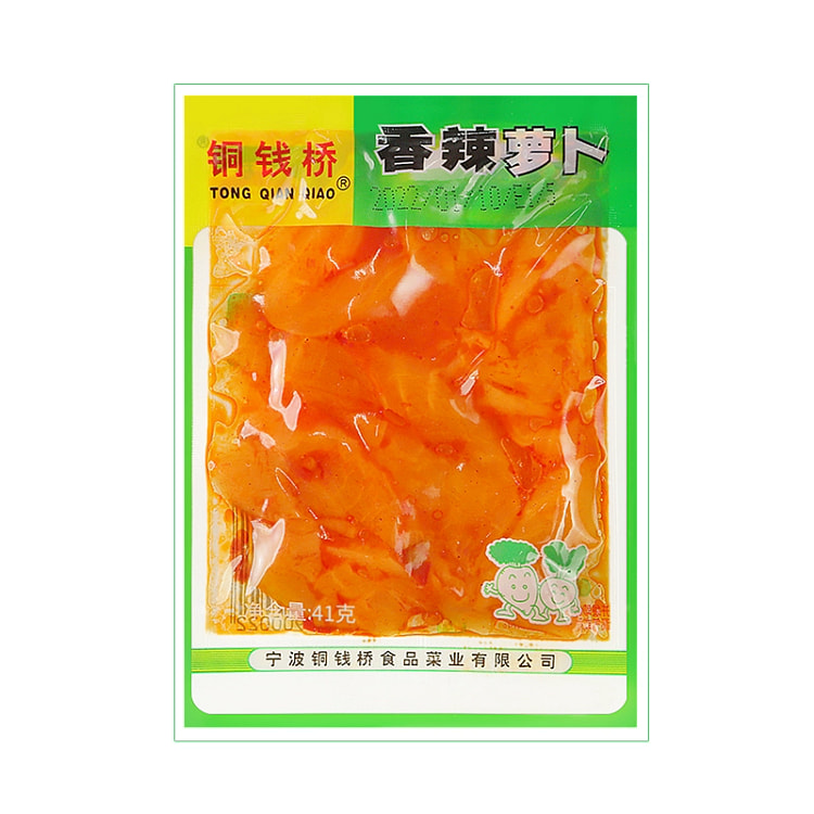 铜钱桥香辣萝卜41g*5袋