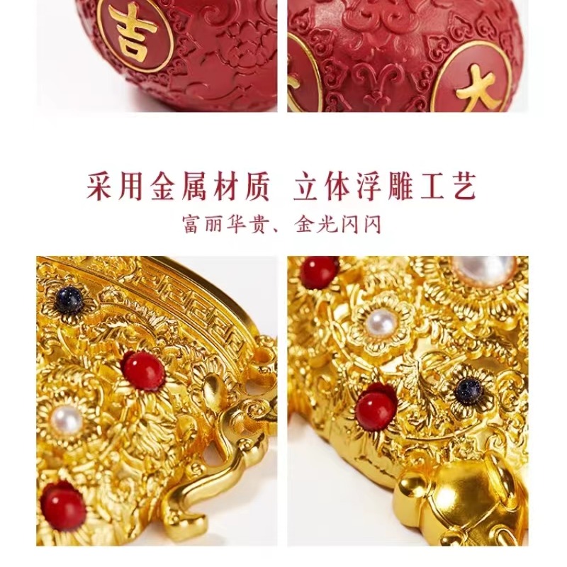 中国直邮】故宫淘宝博物馆文创北京礼物冰箱贴-金瓶永固|*预计到达时间3