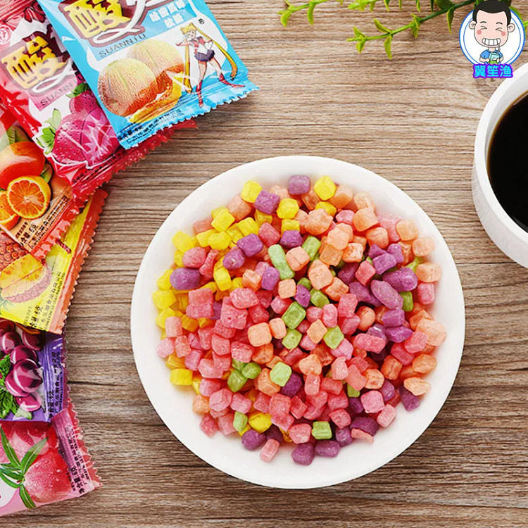 SUANNIU Nostalgic Sour Fruity Gummies 150g*1 150 g